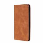 For Huawei Mate 50 Skin Feel Magnetic Horizontal Flip Leather Phone Case(Light Brown) - 2