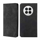 For Huawei Mate 50 Skin Feel Magnetic Horizontal Flip Leather Phone Case(Black) - 1
