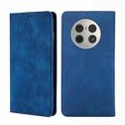 For Huawei Mate 50 Pro Skin Feel Magnetic Horizontal Flip Leather Phone Case(Blue) - 1