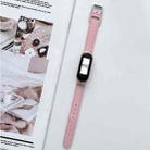 For Xiaomi Mi Band  5 / 6 8-buckle Leather Watch Band(Pink) - 1