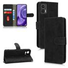 For Motorola Edge 30 Lite / Edge 30 Neo Skin Feel Magnetic Flip Leather Phone Case(Black) - 1