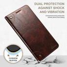 For iPhone 14 Baroque Simple Flip Leather Phone Case (Dark Brown) - 2
