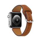 Small Waist Watch Band For Apple Watch Ultra 49mm / Series 8&7 45mm / SE 2&6&SE&5&4 44mm / 3&2&1 42mm(Brown) - 1