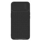 For iPhone 14 NILLKIN 3D Textured Camshield PC + TPU Phone Case(Black) - 1