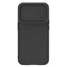 For iPhone 14 Pro NILLKIN 3D Textured Camshield PC + TPU Phone Case(Black) - 1