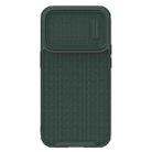 For iPhone 14 Pro NILLKIN 3D Textured Camshield PC + TPU Phone Case(Green) - 1