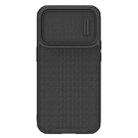 For iPhone 14 Pro Max NILLKIN 3D Textured Camshield PC + TPU Phone Case(Black) - 1