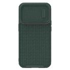 For iPhone 14 Pro Max NILLKIN 3D Textured Camshield PC + TPU Phone Case(Green) - 1