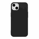 For iPhone 14 Shockproof Frosted TPU Protective Case(Black) - 1