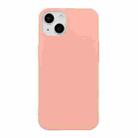 For iPhone 14 Plus  Shockproof Frosted TPU Protective Case(Pink) - 1