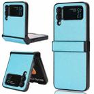 For Samsung Galaxy Z Flip3 5G Sandskin Texture Phone Case(Blue) - 1