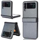 For Samsung Galaxy Z Flip3 5G Sandskin Texture Phone Case(Silver) - 1