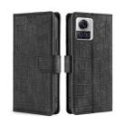 For Motorola Edge X30 Pro 5G/Edge 30 Ultra Skin Feel Crocodile Magnetic Clasp Leather Phone Case(Black) - 1