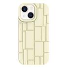 For iPhone 13 3D Ice Cubes Liquid Silicone Phone Case(Beige) - 1