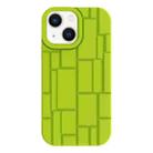 For iPhone 13 3D Ice Cubes Liquid Silicone Phone Case(Green) - 1