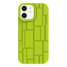 For iPhone 12 / 12 Pro 3D Ice Cubes Liquid Silicone Phone Case(Green) - 1