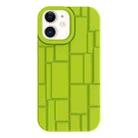 For iPhone 11 3D Ice Cubes Liquid Silicone Phone Case(Green) - 1