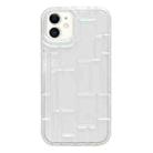 For iPhone 11 3D Ice Cubes Liquid Silicone Phone Case(Transparent) - 1