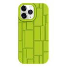 For iPhone 11 Pro Max 3D Ice Cubes Liquid Silicone Phone Case(Green) - 1