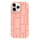 For iPhone 11 Pro Max 3D Ice Cubes Liquid Silicone Phone Case(Pink) - 1