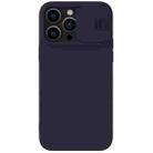 For iPhone 14 Pro NILLKIN CamShield MagSafe Liquid Silicone Phone Case (Deep Purple) - 1