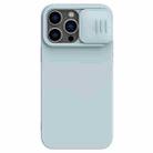 For iPhone 14 Pro NILLKIN CamShield MagSafe Liquid Silicone Phone Case (Grey) - 1