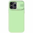 For iPhone 14 Pro Max NILLKIN CamShield MagSafe Liquid Silicone Phone Case(Green) - 1