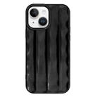 For iPhone 14 Plus  3D Stripe TPU Phone Case(Black) - 1