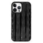 For iPhone 14 Pro 3D Stripe TPU Phone Case(Black) - 1