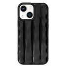 For iPhone 13 3D Stripe TPU Phone Case(Black) - 1