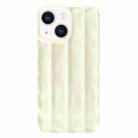 For iPhone 13 3D Stripe TPU Phone Case(Beige) - 1