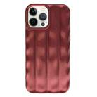 For iPhone 13 Pro Max  3D Stripe TPU Phone Case(Red) - 1
