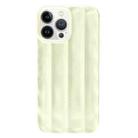 For iPhone 13 Pro Max  3D Stripe TPU Phone Case(Beige) - 1