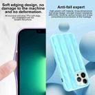 For iPhone 13 Pro Max  3D Stripe TPU Phone Case(Beige) - 3