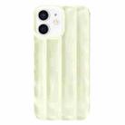 For iPhone 12 / 12 Pro 3D Stripe TPU Phone Case(Beige) - 1