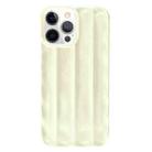 For iPhone 12 Pro Max 3D Stripe TPU Phone Case(Beige) - 1