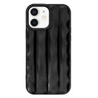 For iPhone 11 3D Stripe TPU Phone Case(Black) - 1