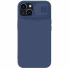 For iPhone 14 NILLKIN CamShield Liquid Silicone Phone Case(Blue) - 1
