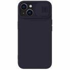 For iPhone 14 Plus NILLKIN CamShield Liquid Silicone Phone Case (Deep Purple) - 1