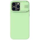 For iPhone 14 Pro Max NILLKIN CamShield Liquid Silicone Phone Case(Green) - 1