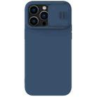 For iPhone 14 Pro Max NILLKIN CamShield Liquid Silicone Phone Case(Blue) - 1