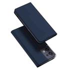 For OPPO Reno8 DUX DUCIS Skin Pro Series Leather Phone Case(Blue) - 1