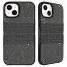 For iPhone 14 Wheat Straw Material Degradable TPU Phone Case(Black) - 1