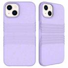 For iPhone 13 Wheat Straw Material Degradable TPU Phone Case(Purple) - 1