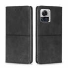 For Motorola Edge X30 Pro 5G/Edge 30 Ultra Cow Texture Magnetic Horizontal Flip Leather Phone Case(Black) - 1