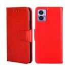 For Motorola Edge 30 Neo Crystal Texture Leather Phone Case(Red) - 1