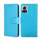 For Motorola Edge X30 Pro 5G/Edge 30 Ultra Crystal Texture Leather Phone Case(Sky Blue) - 1