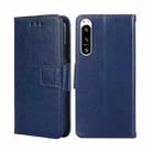 For Sony Xperia 5 IV Crystal Texture Leather Phone Case(Royal Blue) - 1