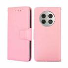 For Huawei Mate 50 Pro Crystal Texture Leather Phone Case(Pink) - 1