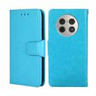 For Huawei Mate 50 Pro Crystal Texture Leather Phone Case(Sky Blue) - 1